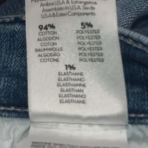 MOTHER THE MID RISE DAZZLER ANKLE JEANS IN WE THE ANIMALS WASH -EUC - W32 x L27 - Picture 14 of 14